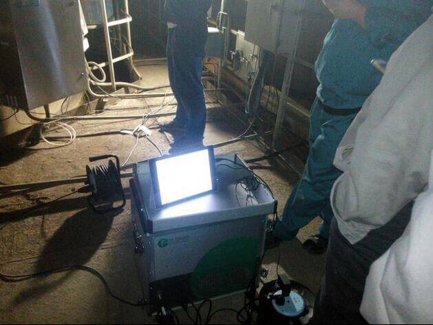 高溫紅外煙氣分析儀MCA14-M樣機現場測試高濕低硫